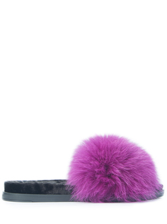 Шлепанцы с мехом Jog Dog