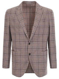 Пиджак шерстяной в клетку Boglioli