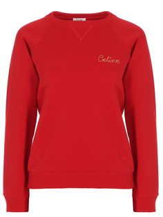 Толстовка хлопковая с принтом CÉline
