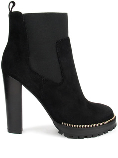 Замшевые ботильоны Sergio Rossi