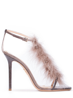 Комбинированные босоножки Charlotte Olympia