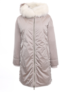 Удлиненная куртка с мехом Lorena Antoniazzi