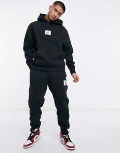 Черные джоггеры с манжетами Nike Jordan Flight-Черный цвет