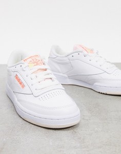 Белые кроссовки Reebok Club C-Белый