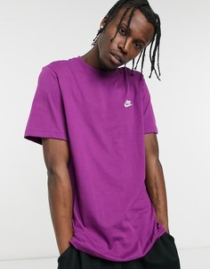 Фиолетовая футболка Nike Club-Сиреневый