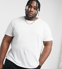 Белая футболка с необработанными краями Brave Soul Plus-Белый