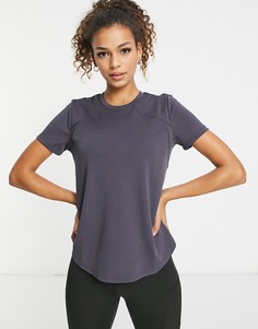 Спортивная футболка с логотипом ASOS 4505-Серый