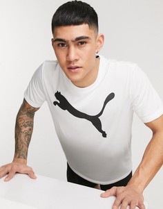 Белая футболка с крупным логотипом PUMA Active-Белый