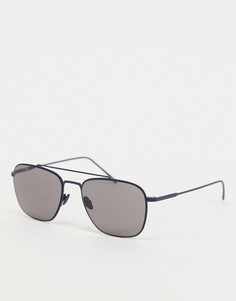 Черные квадратные солнцезащитные очки Lacoste-Голубой