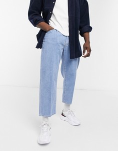 Темные свободные джинсы до щиколотки с защипами Levis stay-Голубой Levis®