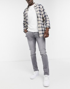 Серые суженные книзу джинсы узкого кроя Jack & Jones Intelligence Glenn-Серый