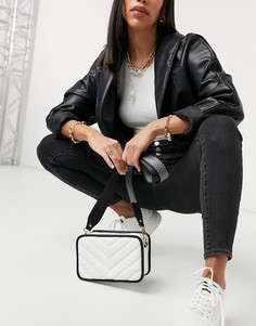 Стеганая сумка с ремешком Truffle Collection-Белый