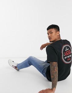 Черная футболка Vans Checker 66-Черный цвет