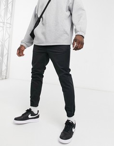 Черные брюки с манжетами Jack & Jones Intelligence-Черный цвет