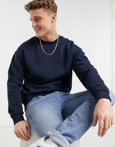 Темно-синий свитшот с круглым вырезом Jack & Jones Originals