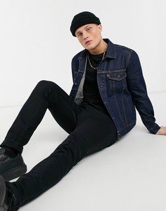 Джинсовая куртка черного выбеленного цвета Levis-Черный цвет Levis®