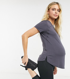 Футболка ASOS 4505 Maternity-Серый