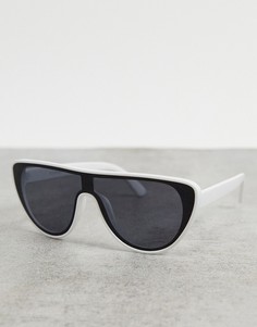 Белые солнцезащитные очки-маска AJ Morgan-Белый