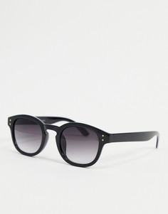 Черные круглые солнцезащитные очки AJ Morgan-Черный цвет