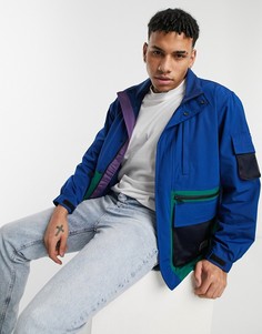 Куртка-дождевик темно-синего цвета в стиле колор блок Levis Headlands Tactical-Темно-синий Levis®