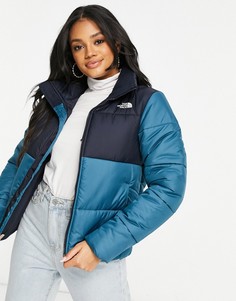 Синяя дутая куртка The North Face Saikuru-Синий