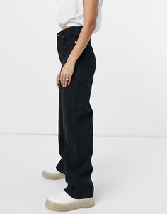 Черные джинсы свободного кроя с широкими штанинами и высокой талией Levis-Черный цвет Levis®