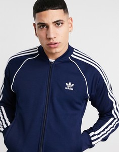 Темно-синяя куртка adidas Originals superstar-Темно-синий