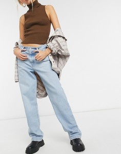 Свободные джинсы прямого кроя с завышенной талией Levis-Голубой Levis®