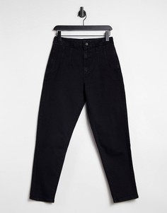 Черные суженные книзу джинсы с завышенной талией Levis Hollywood-Черный цвет Levis®