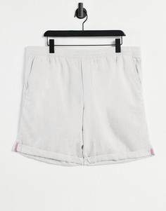 Легкие льняные шорты Timberland-Бежевый