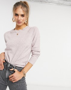 Светло-розовый джемпер с круглым вырезом Vero Moda-Розовый цвет