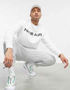 Белый свитшот с круглым вырезом Nike Air