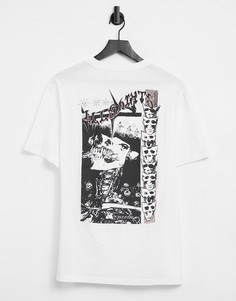 Белая футболка AllSaints Midnite-Белый