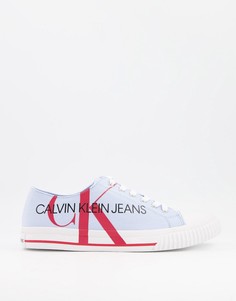 Синие кеды Calvin Klein Jeans Ivano-Голубой