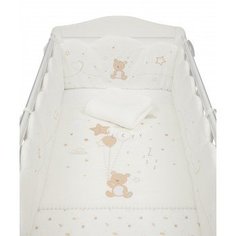 Набор постельного белья в кроватку Mothercare "Спящий медвежонок", кремовый