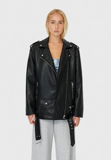 Куртка кожаная Stradivarius