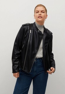 Куртка кожаная Violeta by Mango