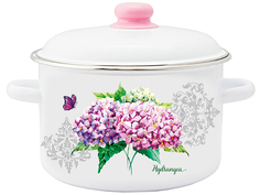 Кастрюля Appetite 4L 1RD201M-Гортензия