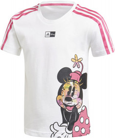 Футболка для девочек adidas Disney Minnie Mouse, размер 122