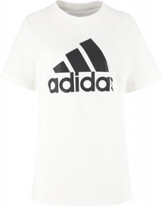 Футболка женская adidas Badge Of Sport, Plus Size, размер 58-60