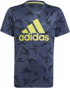 Футболка для мальчиков adidas Camo, размер 140