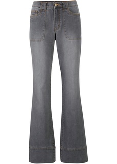Джинсы стрейч Bootcut Bonprix