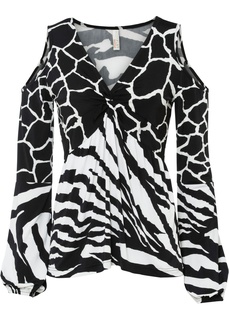 Футболка с вырезами Bonprix