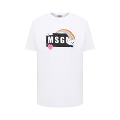 Хлопковая футболка MSGM