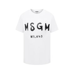 Хлопковая футболка MSGM