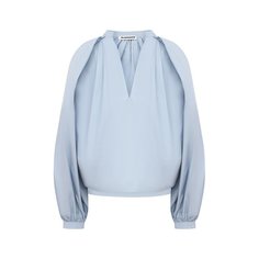 Хлопковая блузка Jil Sander