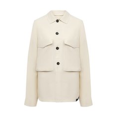 Рубашка из вискозы и шелка Jil Sander