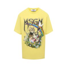 Хлопковая футболка MSGM