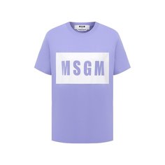 Хлопковая футболка MSGM