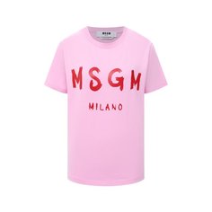 Хлопковая футболка MSGM